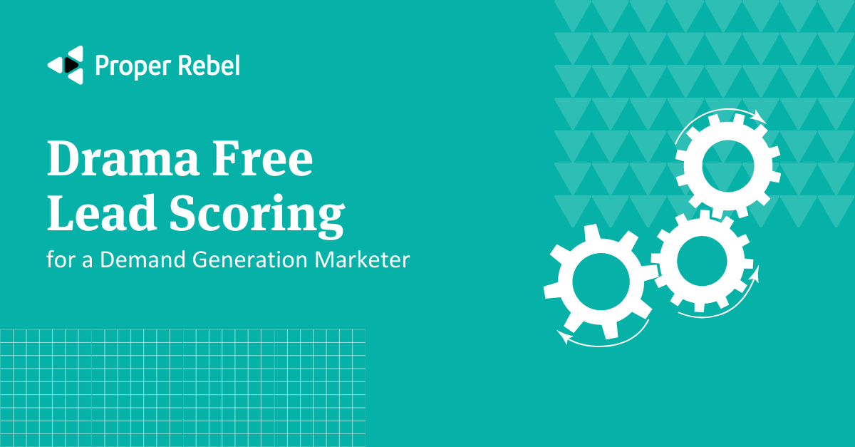 Featured image for “Drama Free Lead Scoring for a Demand Generation Marketer”